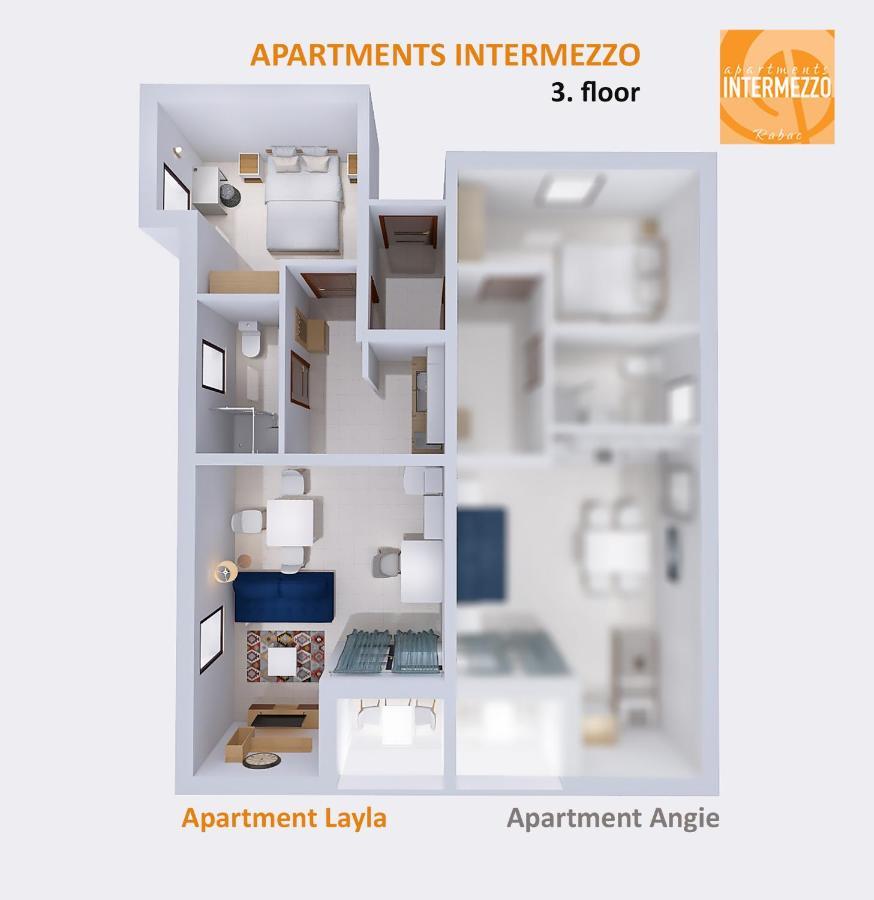 Apartment Layla - Intermezzo With Sea View In Center Of Rabac Kültér fotó